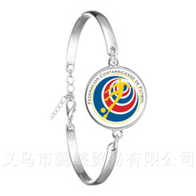 2018 brazalete para fanáticos del fútbol de Polonia/Islandia/Costa Rica/Corea/Columbia/Francia/Rusia, regalo para fanáticos de la pulsera de insignia de fútbol nacional 2024 - compra barato