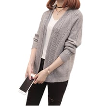 Autumn Winter knitted Sweater Women Cardigan 2020 New Korean Long Sleeve Knit Sweater Cardigans Women Tops Loose Ladies Sweaters 2024 - buy cheap