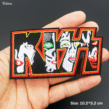 New design Punk Rock Music Cloth Patch Iron On Embroidered Sewing Badge Appliques for Jackets Jeans Stickers 2024 - buy cheap