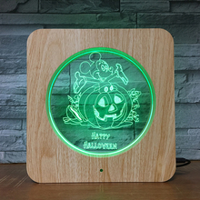 Happy Halloween Mouse3D LED ABS Plastic Night Light DIY Customized Lamp Table Lamp Kids Colors Gift Home Decor DropShipping 2861 2024 - buy cheap