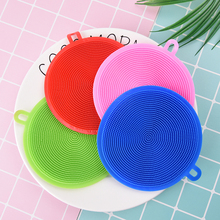 Magic Cleaning Brushes Silicone Dish Bowl Scouring Pad Pot Pan Easy to clean Wash Brushes Cleaning Brushes Kitchen Reusable 2024 - buy cheap