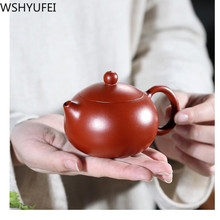 Yixing Zisha-Olla Wu Ronghua pura hecha a mano, tetera Xi Shi, accesorios de juego de té para el hogar, cierre de agua WSHYUFEI, 170ml 2024 - compra barato