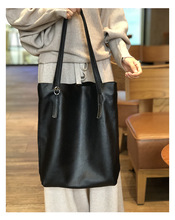 2019 Genuine Leather Handbag Large Capacity Women Shoulder Bag Retro Tote Purse High Quality Hobos Brown Skin Shopping Bags 2024 - buy cheap