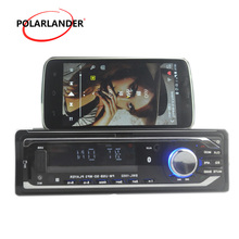 Polarlander-reproductor de mp3 electrónico para coche, 1 din, compatible con Bluetooth/ USB/SD/AUX/radio automática con control remoto 2024 - compra barato