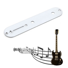 Placa de controle banhada a qualidade para guitarra elétrica fender telecaster prateada 2024 - compre barato