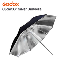 GODOX 33" Inch 80cm Pro Photography Studio Reflector Black Silver Soft Diffuser Umbrella for Photo Studio Flash Lamp Lighting 2024 - buy cheap