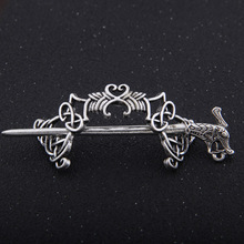Viking Hair Jewelry Large Celtics Knots Crown Hairpins Vintage Style gold and antique silver Hair Clips Hairpins for girl women 2024 - buy cheap
