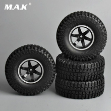 1:10 Scale RC Car Accessory 4pcs 1.9" Rubber Tyres&Wheel Rim for RC Rock Crawler Axial SCX10 TRX4 D90 2024 - buy cheap