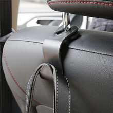 Dropship 4PCS Car Accessories Universal Car Hanger Bag Organizer Hook Seat Headrest Holder Black Accessory Car seat organizer 2024 - buy cheap