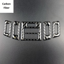 Adesivo de fibra de carbono para acabamento de interior de carro, tampa de ventilação, para bmw e90 e92 e93 2005 2006 2007 2008 2009 2010 2011 2024 - compre barato