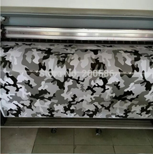 Black White Arctic Camo Vinyl Film Arctic Snow Camouflage Vinyl Car Wrap Bubble Free Car wrapping Free Ship Size 1.52*30m/Roll 2024 - buy cheap