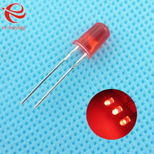 5mm LED Red Diffused Round Light-Emitting Diodes Lamp Bead DIP Plug-in Through Hole Bulb Wide Angle 5 mm 10 pcs /lot 2024 - buy cheap