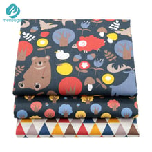 Fabric Meters Cartoon Cotton Fabric for Baby Crib Bedding Pillows Blanket Cushions DIY Sewing Material Patchwork Quilting Fabric 2024 - buy cheap