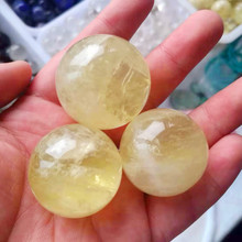 natural citrine stone crystals quartz sphere reiki stones and crystals ball home garden decoration for gift sale 2024 - buy cheap