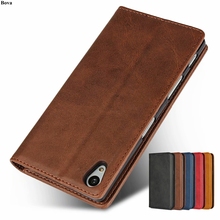 Funda de cuero para Sony Xperia Z5 E6603 E6633 E6683, funda con tapa para Sony Z5, tarjetero, funda magnética de atracción 2024 - compra barato