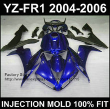 Carenados para YAMAHA, piezas de carenado YZF R1, 2004, 2005, 2006, yzf r1 04, 05, 06, azul oscuro, 7 regalos 2024 - compra barato