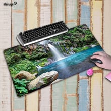 Mairuige Waterfall Large Gaming Rubber Lock Edge Waterproof Mouse Mat Keyboard Pad Desk Mat For Laptop Computer Gamer Mousepad 2024 - buy cheap