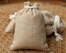 15*20cm 1pcs Vintage Style Jute Sacks Drawstring Gift Bags For Jewelry/wedding/christmas/birthday Packaging Linen Pouch Bags 2024 - buy cheap
