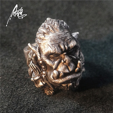 Cool Warcraft Durotan Ring For Man High Quality Designed 925 Silver/Brass Unique Jewelry Rings Punk Animal Rock Jewelry Partty 2024 - buy cheap