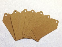 Wholesale Free Shpping 60x25mm Kraft Gift Tags Price Tags Clothing Tags Kraft Paper Cards Blank Hang Gift Tags DIY for Bookmark 2024 - buy cheap