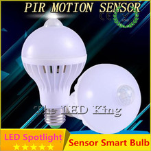 Low price PIR Motion Sensor Light E27 220V LED Lamp 3W 5W 7W 12W Bulb Auto Smart Sound sensor Lamp With The Motion Sensor Lights 2024 - buy cheap