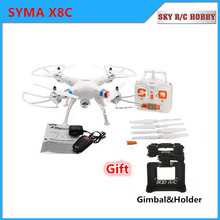 SYMA X8C 2.4G 4CH 6-Axis RC Quadcopter Drone Helicopter 2 MP HD Camera With Gift Can Hold Gopro Camera Same As X8W X8G 2024 - buy cheap