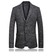 2019 New Style Mens Classic Fashion Casual Slim Fit Suit Jacket Men's High Quality Business Blazer Jackets 2024 - buy cheap