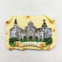 Pegatinas magnéticas para nevera, recuerdos de viaje creativos de edificios, ciudad de Paderborn, Alemania 2024 - compra barato