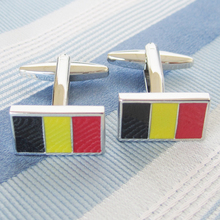 Belgium Belgian Flag Cufflink Cuff Link 4 Pairs Wholesale Free Shipping 2024 - buy cheap