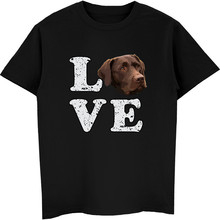 Camiseta a la moda para hombre, camisa de laboratorio I Love My Chocolate, perro Labrador Retriever, Tops, ropa de calle Harajuku, gran oferta 2024 - compra barato