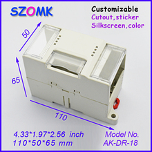 electronic project box for Diy housing (4 pcs) 110*50*65mm electrical cabinet abs plastic enclosure instrument box 2024 - buy cheap