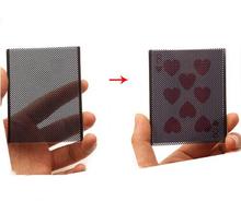 Wow 1,0 покер карта (сердце) магические трюки визуальные карты изменение магии мага крупным планом иллюзии, трюк, реквизит ментализм 2024 - купить недорого