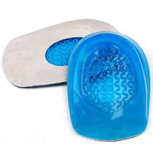 USHINE SEBS Silicone Insoles Heel Foot Pads Gel Foot Heel Cushion Half Insole Foot Care Tool Silicone Heel Cup Gel 2024 - buy cheap