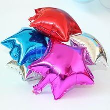 Globo de helio grande de 5 pulgadas, globos inflables de papel de aluminio con forma de corazón, estrella de boda, regalo de cumpleaños, decoración de bola de fiesta 2024 - compra barato