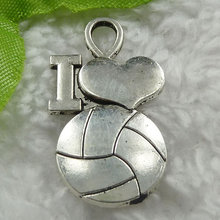 140 pieces antique silver basketball charms 31x17mm #1404 2024 - buy cheap