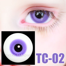Muñeca de ojos de cristal redonda BJD, maquillaje para muñeca de bebé Reborn, accesorios para muñeca BJD SD, 14mm, 16mm, para 1/3, 1/4, 1/6, TC-02 2024 - compra barato