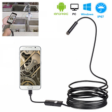 7mm 1/2/5m Flexible Snake Inspection Camera Waterproof Video Borescope for Smartphone USB Windows PC Endoscope Camera 2024 - buy cheap