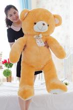 Urso de pelúcia macio e criativo 140cm, brinquedo infantil de pelúcia, travesseiro para abraçar, presente de natal 2024 - compre barato