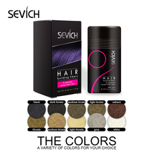 Sevich-productos de extensión para la pérdida de cabello, keratina segura de fibra de construcción para salón de belleza, corrector de línea de cabello natural, 12g 2024 - compra barato