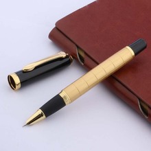 Перьевая ручка baoer 701 с тонким наконечником и золотой отделкой для школы и бизнеса 2024 - купить недорого