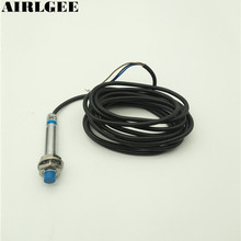 Interruptor indutivo de sensor de proximidade cabeça/por 2mm, detecção de distância, pnp, sem tubular, dc 6-36v