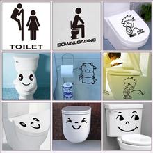 Waterproof Toilet Stickers Bathroom Decoration Wall Decal Decoration Diy Vinyl Art Creative Home Decor Posters 2024 - buy cheap