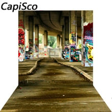 Fondo fotográfico con impresión de tela de vinilo para niños, telón de grafiti para fotografía de calle y carretera, modelo de estudio fotográfico 2024 - compra barato