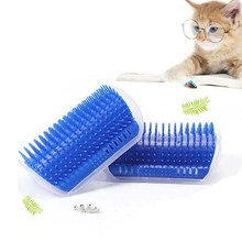 Cepillo de esquina para gato, productos para mascotas, peine de masaje, limpiador automático para gato, exfoliante facial con un producto para gato 2024 - compra barato