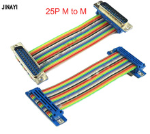 5 uds 25 Pin DB25 Cable plano de cinta RS232 DB25 macho hembra DIDC DR25 COM Cable adaptador de conector 50cm 2024 - compra barato