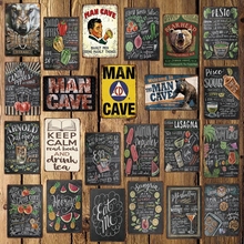 [ WellCraft ] Mave Cave Beer Cocktail Eggs Cartoon Tin Signs Wall Poster Decor for Bar Pub Metal Painting LT-1760 2024 - buy cheap