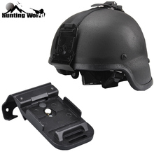 Soporte de gafas NVG táctico, adaptador de montaje para casco MICH, compatible con PVS-7 de visión nocturna de caza, PVS-14 2024 - compra barato