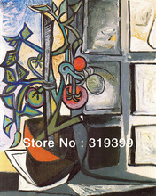 Reprodução de pintura a óleo sobre tela, tomate-planta-1944 por pable picasso, museam qualidade, transporte rápido livre, artesanal 2024 - compre barato