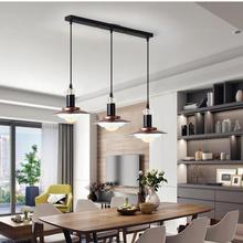 Luminária led moderna, pendente com 3 peças, para decoração de casa, quarto, cozinha 2024 - compre barato