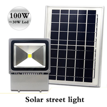Luz Solar fundida de 100W, reflector LED solar de brillo, lámpara de iluminación de carretera, luces inteligentes 2024 - compra barato